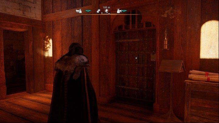 Go into The Old Minster, then to the upper floor and through the massive door into Aelfred's studio - Assassins Creed Valhalla: The Poor-Fellow Soldier - Ravensthorpe - Assassins Creed Valhalla Guide and Walkthrough