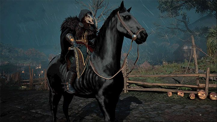 Eivor will not stop using the mask even after the celebration - Assassins Creed Valhalla: How to take off Mari Lwyd mask? - Campaign - Assassins Creed Valhalla Guide and Walkthrough