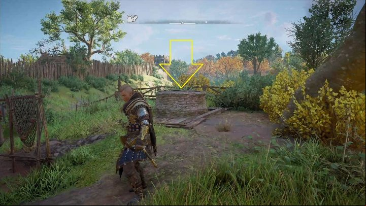 The schematic is hidden in the well – you have to jump into - Assassins Creed Valhalla: Treasure Map - Grantebridgescire secrets, locations - Grantebridgescire - Assassins Creed Valhalla Guide and Walkthrough