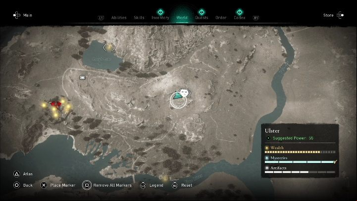 You will find the mask in the southwestern part of the region - AC Valhalla Wrath of the Druids: Ui Neill Artifact - Ulster, secrets, locations - Ulster - Assassins Creed Valhalla Guide and Walkthrough