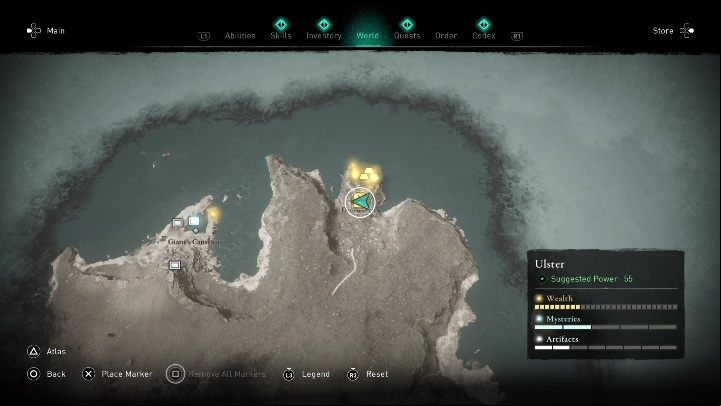 You can find the Vikingr Salute skill in the northern part of the region - AC Valhalla Wrath of the Druids: Books of Knowledge, Abilities - Ulster, secrets - Ulster - Assassins Creed Valhalla Guide and Walkthrough