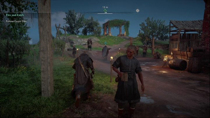 Meet Odo - he will lead you to your destination - AC Valhalla Siege of Paris: Fire and Faith - Main missions - Assassins Creed Valhalla Guide and Walkthrough