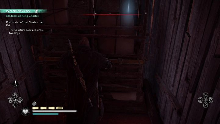 The path to the second key is more complicated - AC Valhalla Siege of Paris: The Madness of King Charles - Main missions - Assassins Creed Valhalla Guide and Walkthrough