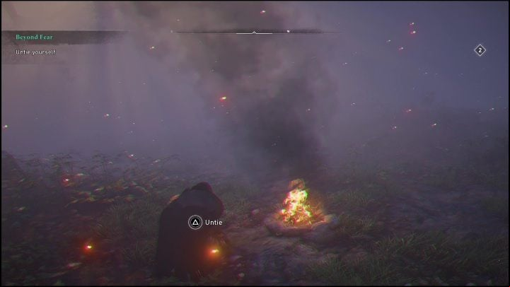 Once you reach the designated area, the ritual will begin - AC Valhalla Dawn of Ragnarok: Beyond Fear - Walkthrough - Assassins Creed Valhalla Guide and Walkthrough