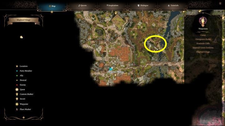 2 - Baldurs Gate 3: Chest near the Owlbear Nest, puzzle solution - Puzzles - Baldurs Gate 3 Guide, Walkthrough