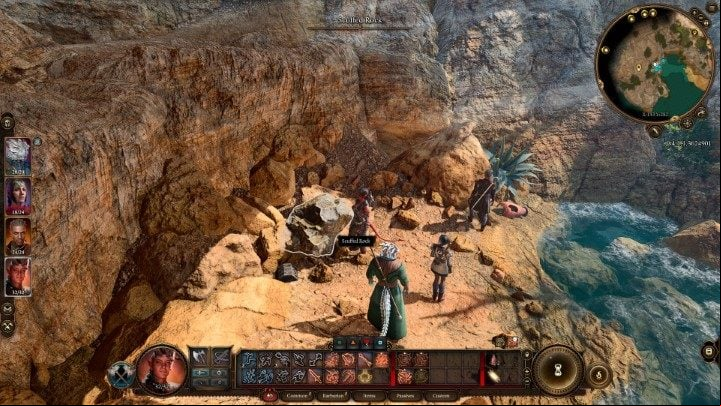 ing the test will let you interact with the scuffed stone - Baldurs Gate 3: The Hidden Harpers Chest puzzle - Puzzles - Baldurs Gate 3 Guide, Walkthrough