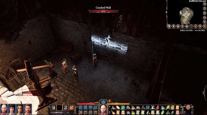 The second way involves examining the basement of a building in the central part of the village - Baldurs Gate 3: Blighted Village - map - World Atlas - Baldurs Gate 3 Guide, Walkthrough