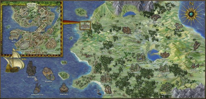 Land of merchants and traders, bordered to the north by the Sword Coast, to the south by Tethyr, to the west by Sea of Swords and to the east by the Shinning Plains - Baldurs Gate 3: Game World | Universe Guide - Basics - Baldurs Gate 3 Guide, Walkthrough