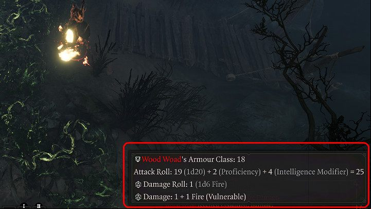 It is worth noting here the fact that in Baldurs Gate 3, dice throws during the fight take place outside of the screen and the player cannot intervene in them but the result of the throw can always be seen in the chat window, which is located in the lower right corner of the screen - Baldurs Gate 3: Combat - turns, action points, mechanics - Basics - Baldurs Gate 3 Guide, Walkthrough