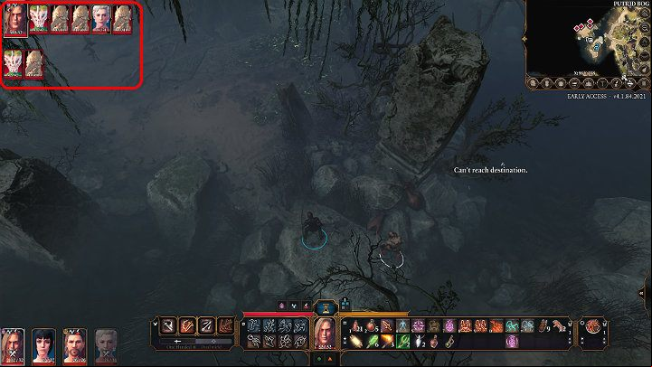 The portrait of the character who starts the fight can always be found on the upper-left edge of the screen - Baldurs Gate 3: Combat - turns, action points, mechanics - Basics - Baldurs Gate 3 Guide, Walkthrough