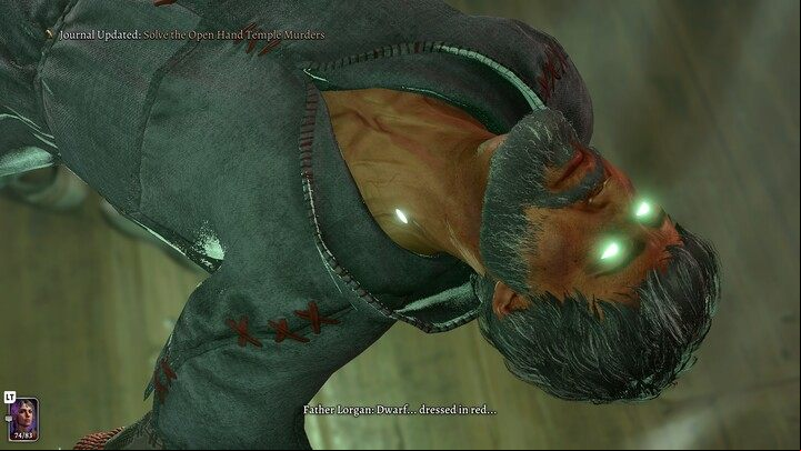 Proceed to the room where his body is located, and then talk to the nurse - Baldurs Gate 3: Solve the Open Hand Temple Murders - Act 3 - Baldurs Gate 3 Guide, Walkthrough