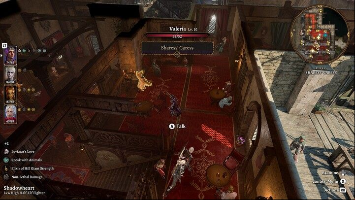 Return to Sharess' Caress and talk to Valeria - Baldurs Gate 3: Solve the Open Hand Temple Murders - Act 3 - Baldurs Gate 3 Guide, Walkthrough