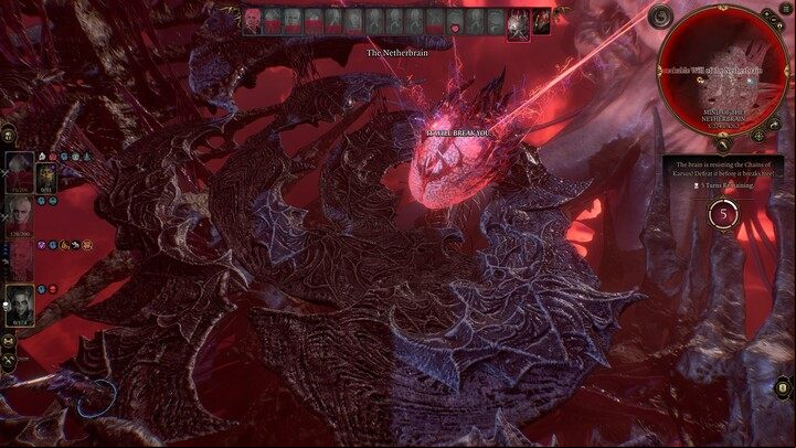 The Netherbrain each turn will destroy the platforms where characters that have ended their turns are - Baldurs Gate 3: Destroy the Elder Brain - Act 3 - Baldurs Gate 3 Guide, Walkthrough