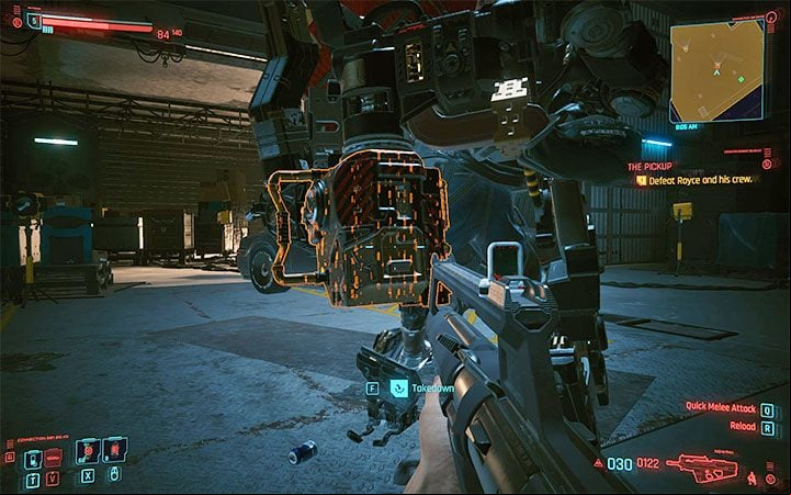 The second variant is to deal with Royce in open combat - Cyberpunk 2077: How to beat Royce? - Bosses - Cyberpunk 2077 Guide