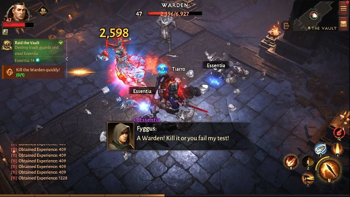 When the Warden appears on the map, you'll have to eliminate him before he can raise the alarm - Diablo Immortal: Shadow Lottery - rules, how to win - Basics - Diablo Immortal Guide