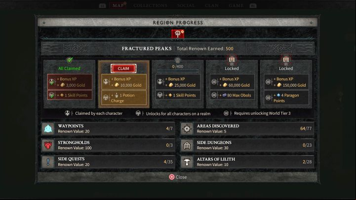 4 Potion Charges isn't much, but you can increase the supply with your progress in the game - Diablo 4: How to carry more Healing Potions? - Equipment - Diablo 4 Guide
