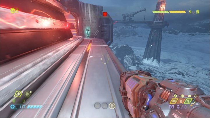 On one of the objects you will find a place with perks - Doom Eternal: Doom Hunter Base secrets maps and location - Collectibles and secrets - Doom Eternal Guide