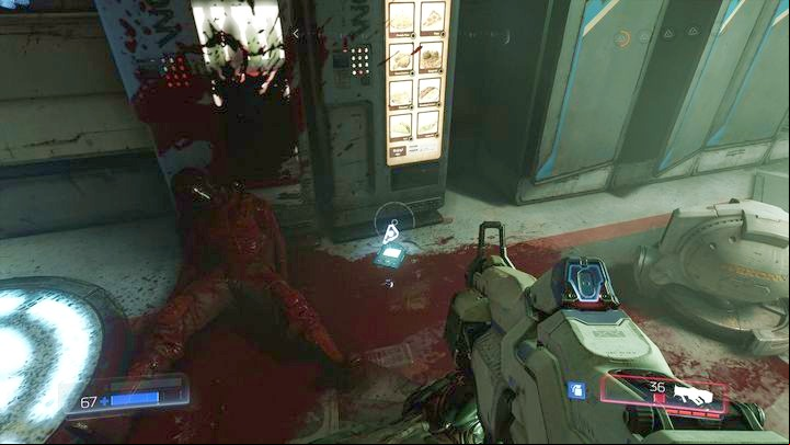 First log can be found in the same room in which there are the Delta V Jump-Boosts - Doom: All secrets in Argent Energy Tower - Secrets - Doom Game Guide & Walkthrough