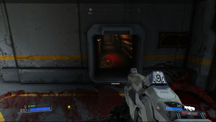 It will lead you to another room at the end of which there is one more tunnel - Doom: Resource Operations Walkthrough - Walkthrough - Doom Game Guide & Walkthrough