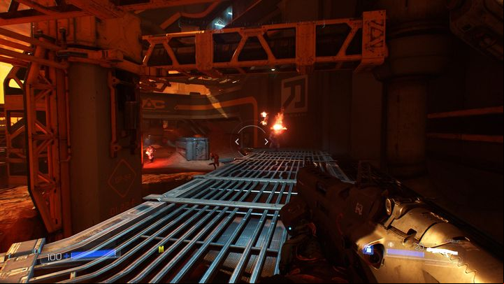 Open another door behind it and walk outside - Doom: Resource Operations Walkthrough - Walkthrough - Doom Game Guide & Walkthrough
