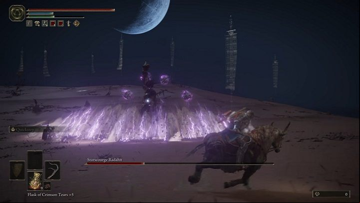 Stick to his back until the end of the fight, e - Elden Ring: How to beat Starscourge Radahn? - Caelid - Elden Ring Guide