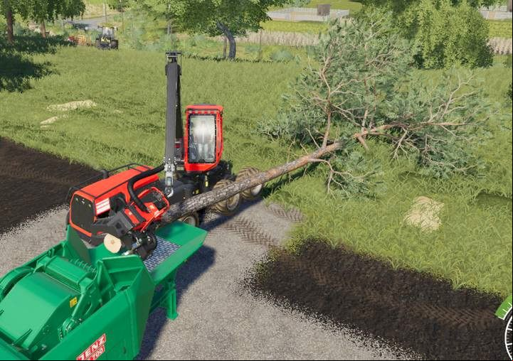You can place trees directly into the machine selling woodchips in the lumber mill. - Farming Simulator 19: Wood harvesting - Wood - Farming Simulator 19 Guide and Tips