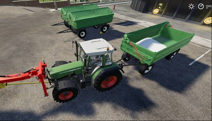 You can pour the content of pallets straight into a dumper trailer - this method will probably be the most popular among the players - Farming Simulator 19: Vehicles tank - how to fill? - FAQ - Farming Simulator 19 Guide and Tips