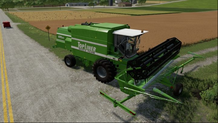 You can transport headers on a special trailer - it's dirt cheap, and by using it you'll avoid traffic problems if you want to deliver your header from the store to your farm - Farming Simulator 22: Harvesting - Field work - Farming Simulator 22 Guide