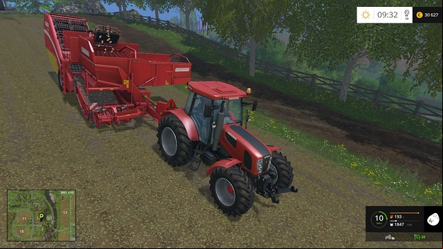 The width of this harvester considerably slows down the process. - Sugar beets and potatoes - Plants - Farming Simulator 15 Game Guide