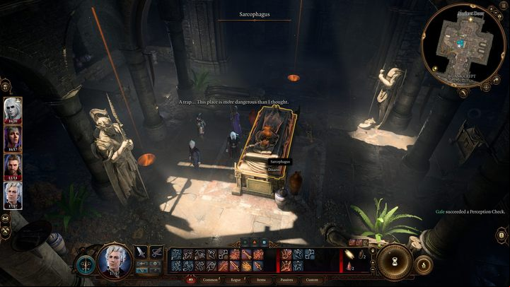 The south wing is riddled with traps - Baldurs Gate 3: Explore the ruins walkthrough - Act 1 - Baldurs Gate 3 Guide, Walkthrough