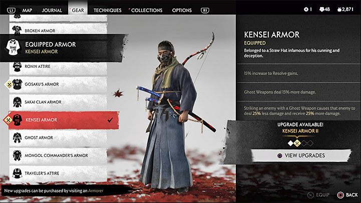 In Ghost of Tsushima, you can change your outfit at any point in the game - Ghost of Tsushima: Best starting armor - Basics - Ghost of Tsushima Guide, Walkthrough
