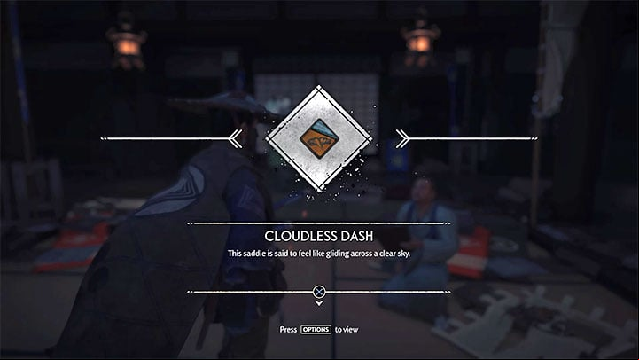 1 - Ghost of Tsushima: How to change saddle? - Character development and equipment - Ghost of Tsushima Guide, Walkthrough