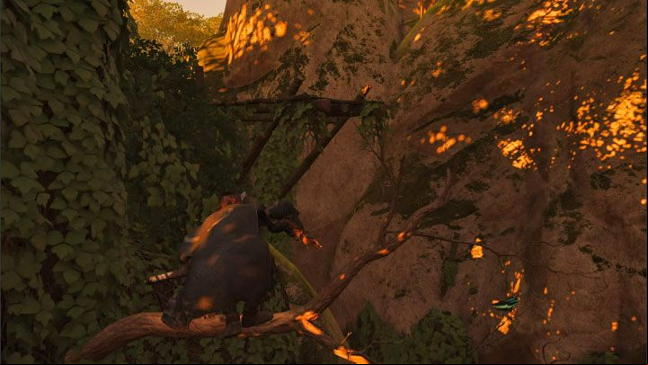 Ahead, you will find another protruding branch, to which you can jump - Ghost of Tsushima Iki Island: Nakajima Shrine - Secrets and Collectibles - Ghost of Tsushima Guide, Walkthrough