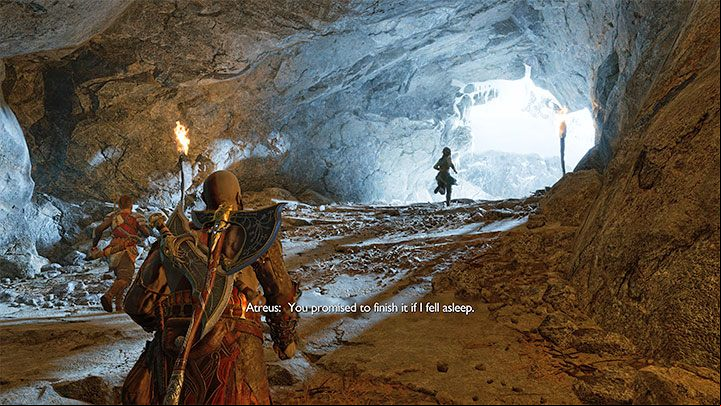 You will switch to Kratos and have to go after Atreus' friend - God of War Ragnarok: The Realms at War - walkthrough - Walkthrough - God of War Ragnarok Guide