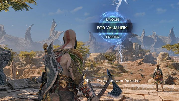 You will start this quest automatically when you reach The Crater for the first time after completing the Scent of Survival favor - God of War Ragnarok: For Vanaheim! - walkthrough - Favors - Vanaheim - God of War Ragnarok Guide
