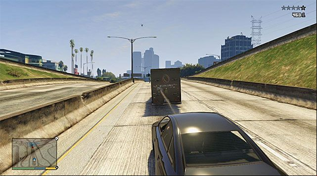 Destroying the vans back gate - GTA 5: BZ Gas Grenades walkthrough - Main missions - GTA 5 Guide