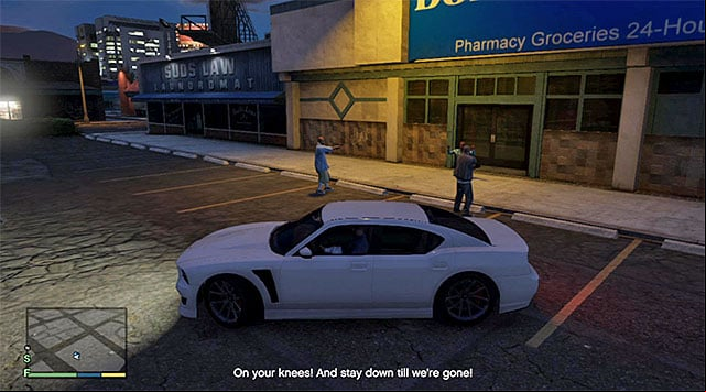 You can help the robbers, leave them to their fate or kill them - GTA 5: Getaway driver - Random events - GTA 5 Guide