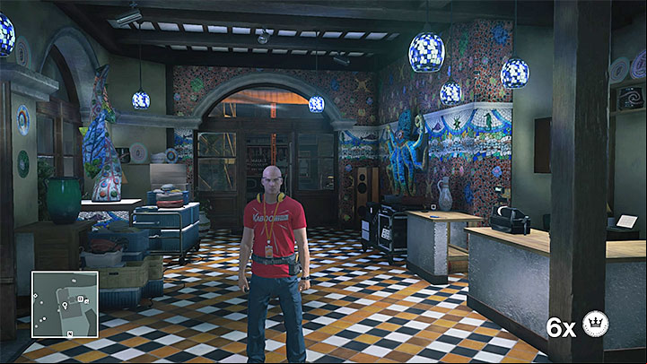 The SFX guy outfit - Disguises and important items | Sapienza: The Icon - Summer Episode - Sapienza: The Icon - Hitman Game Guide