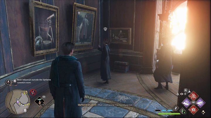 To start the quest, you need to talk to Sophronia Franklin - you can find her in the area shown in the screenshot above - Hogwarts Legacy: The Hall of Herodiana - Hogwarts - Hogwarts Legacy Guide