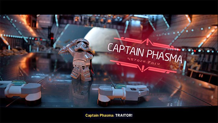 Captain Phasma first appeared in Episode 7 - LEGO Skywalker Saga: Captain Phasma, Episode 8 - boss, how to defeat? - Bosses - LEGO Skywalker Saga Guide