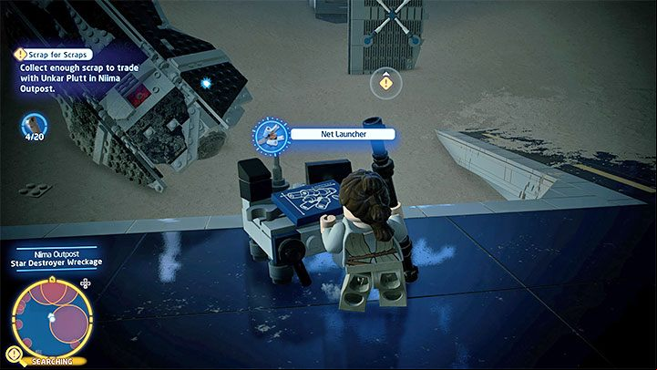 Unfortunately, you will need to use gadgets to get some of the items - LEGO Skywalker Saga: Low Flying Garbage - walkthrough - Episode 7 - The Force Awakens - LEGO Skywalker Saga Guide