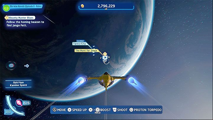 You'll receive quests to follow the transmitter, allowing you to chase after Jango Fett - LEGO Skywalker Saga: The Hunt for Jango - walkthrough - Episode 2 - Attack of the Clones - LEGO Skywalker Saga Guide