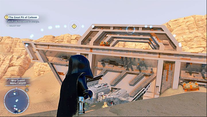 Collectible: Puzzle - Kyber Brick - LEGO Skywalker Saga: Niima Outpost - list of all puzzles - Jakku - LEGO Skywalker Saga Guide
