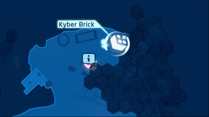 Collectible: Puzzle - Kyber Brick - LEGO Skywalker Saga: Niima Outpost - list of all puzzles - Jakku - LEGO Skywalker Saga Guide