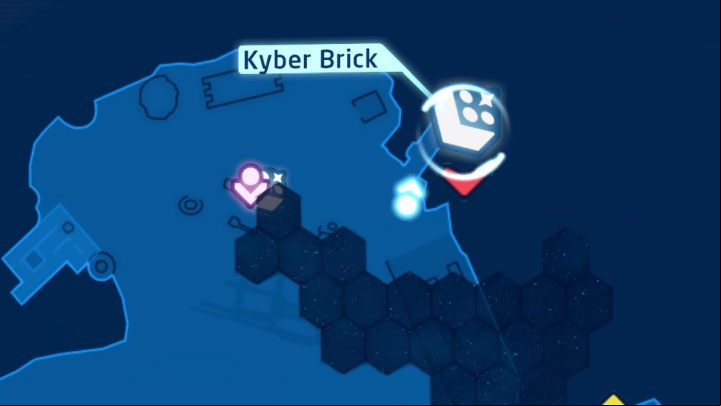 Collectible: Puzzle - Kyber Brick - LEGO Skywalker Saga: Niima Outpost - list of all puzzles - Jakku - LEGO Skywalker Saga Guide