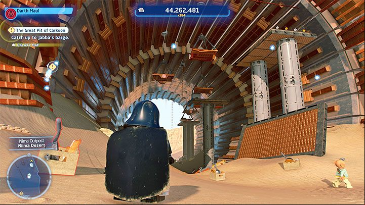 Collectible: Puzzle - Kyber Brick - LEGO Skywalker Saga: Niima Outpost - list of all puzzles - Jakku - LEGO Skywalker Saga Guide