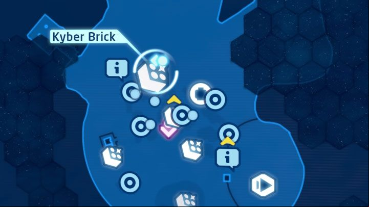 Collectible: Puzzle - Kyber Brick - LEGO Skywalker Saga: Niima Outpost - list of all puzzles - Jakku - LEGO Skywalker Saga Guide