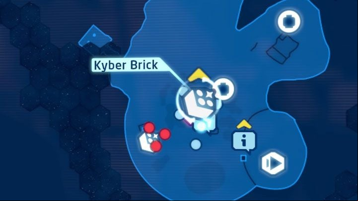 Collectible: Puzzle - Kyber Brick - LEGO Skywalker Saga: Niima Outpost - list of all puzzles - Jakku - LEGO Skywalker Saga Guide