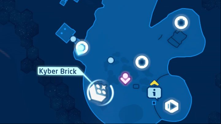 Collectible: Puzzle - Kyber Brick - LEGO Skywalker Saga: Niima Outpost - list of all puzzles - Jakku - LEGO Skywalker Saga Guide