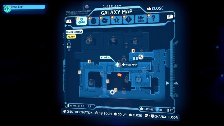 14 - LEGO Skywalker Saga: Uscru District - list of all puzzles - Coruscant - LEGO Skywalker Saga Guide